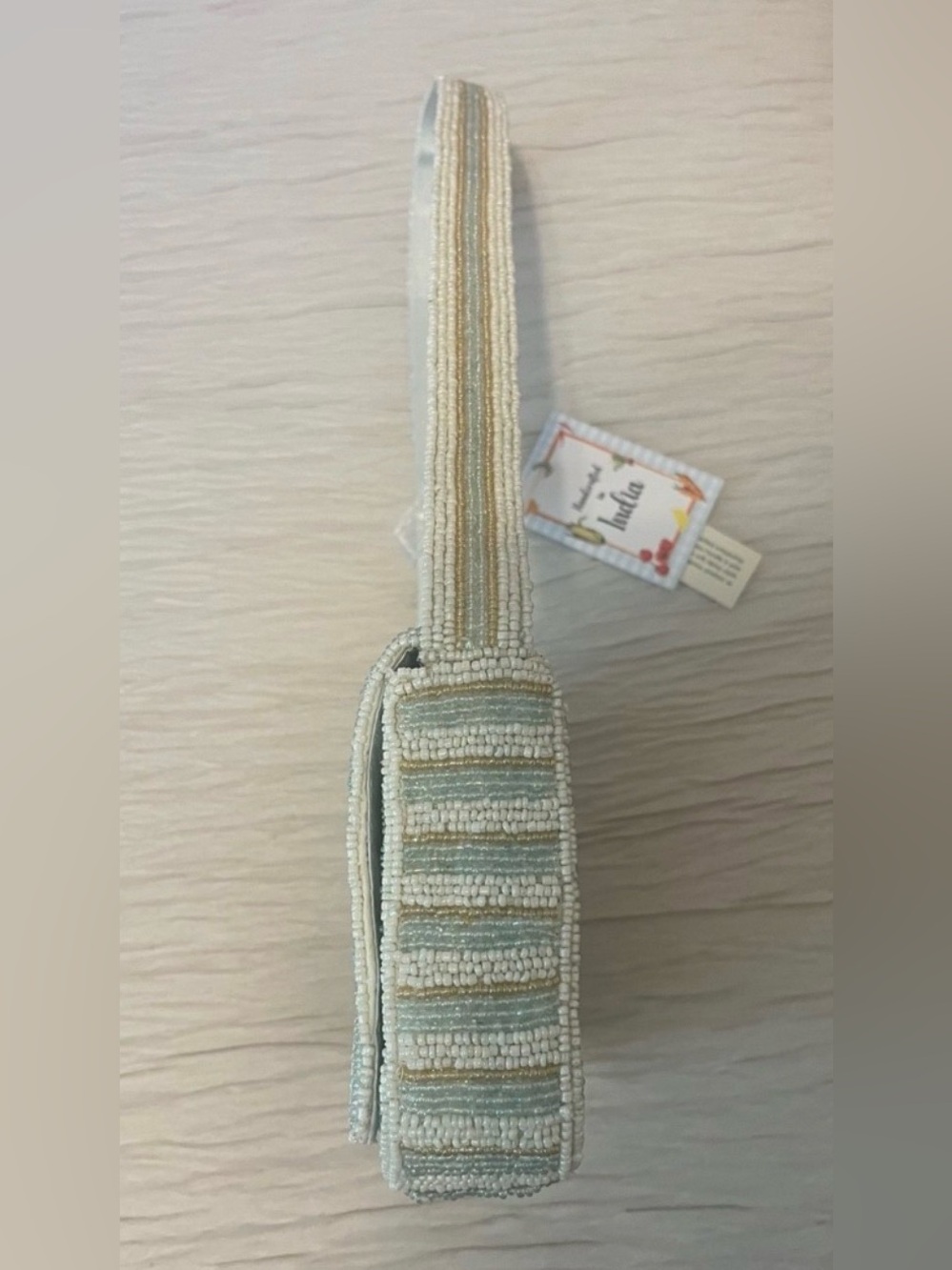 Beaded Tomato Garden Bag
Handmade In India NEW Release
Viral Striped Purse - Picture 6 of 7